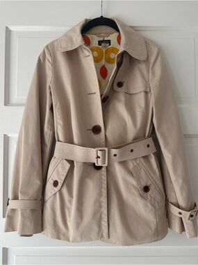 J. Crew Belted Trench Coat